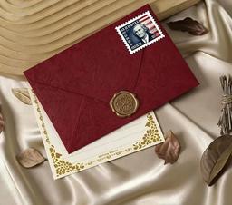 wholesale 2017-2025 American Flag National Country Business Tags Mailing Transportation Envelope Postcard Express&Aquarius&Gemini