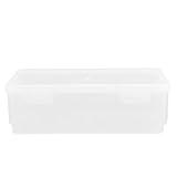 Luxshiny Plastic Bread Container Loaf Storage: 850ml Bread Keeper with Airtight Lid Pizza Dough Proofing Box Fruit Vegetables Saver Sandwich Box for Homemade Bread Loaf Bakery