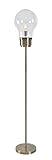 Kenroy Home 32463AB Edison Floor Lamp with Antique Brass Finish, Rustic Style, 71.5" Height, 11.438" Width, 11.438" Depth , Medium