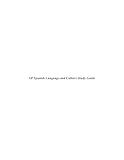 AP Spanish Language and Culture Study Guide