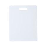 FARBERWARE Reversible Plastic Cutting Board, 8x10 Inch, White, Dishwasher Safe, Non-Porous and Durable for Chopping, Slicing, Prep, Easy to Store