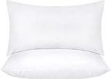 Utopia Bedding Throw Pillows Insert (Pack of 2, White) - 12 x 20 Inches Bed and Couch Pillows - Indoor Decorative Pillows