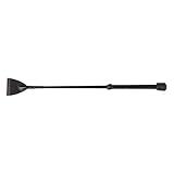 Huntley Equestrian Leather Jumping Bat Riding Crop Beautifully Crafted in England - Black - Leather Handle - 16" Inch