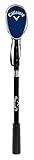 Callaway Golf Ball Retriever for Water, Telescopic with Dual-Zip Headcover, 6 Feet, Natural