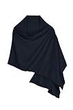 Coolibar UPF 50+ Women's Sanibel Everyday Beach Shawl - Sun Protective (One Size- Navy)