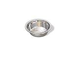 Van Ness Pets Lightweight Stainless Steel Cat Bowl, 8 OZ Food And Water Dish, Natural