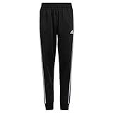 adidas boys Iconic Tricot Jogger Track Pants, Iconic Black, Small US