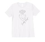 Womens Sunday Reset Line Art Drawing Minimalist Premium T-Shirt