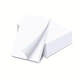 Better Office Products Blank Scratch Note Pads, 3" x 5", Server Notepads, 100 Sheets per Pad, Memo Pads, Gummed Binding for Easy Tear-off (10 Pack)