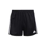 adidas girls 3-stripes Mesh Shorts, Black, X-Large Plus