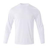 Muscularfit Gym Workout Athletic Shirts for Men Quick Dry Long Sleeve Muscle Fit Tshirt Causal Stylish Sport Pullover Tee Top Early Prime Deals Tshirts Shirts for Men Graphic White 3X