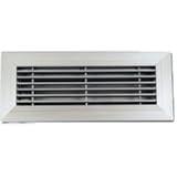 Shoemaker AFPB-4X12 4"x12" Aluminum Floor Perimeter Diffuser - Brown