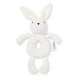 Burt's Bees Baby Unisex Infant Rattle Toy, Nursery Sensory Animal Plush Made with 100% Organic Cotton Shell and Polyester Fill, Sweet Bear, Bunny, or Dog Stuffed Animals for Babies