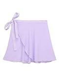 Century Star Ballet Skirts for Girls Women Dance Skirt Toddler Adult Wrap Chiffon Skirt Leotards Adjustable Ballerina Clothes Lilac 3-5 Years
