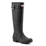 Hunter Women's Original Tall Rain Boots, Black, 9