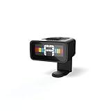 D'Addario Guitar Tuner - Micro Headstock Tuner - Tuner for Acoustic Guitar, Electric Guitar, Bass Guitar, Mandolin, Banjo, Ukulele - Compact & Discrete - Clip On - 1 Pack