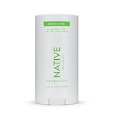 Native Aluminum-Free Clean Deodorant with Natural Derived Ingredients, 72HR odor control | Sensitive Deodorant for Women and Men | Baking Soda, Coconut Oil, Shea Butter | Cucumber & Mint