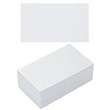 100 Pack Thick Paper Cardstock Blank Heavy Cards Stock for Invitations, Greeting Cards Making, Postcards, Photos, 250GSM Thick Paper (White, 2x3.5 inches)