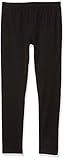 The Children's Place Girls' Essential Leggings, Black Single, Medium