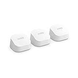 Amazon eero 6+ mesh wifi router (newest model) - Say goodbye to wifi dead spots, Coverage up to 4,500 sq. ft., Connect 75+ devices, 3-pack