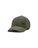 Under Armour Men's Iso-Chill ArmourVent Stretch Fit Hat, (390) Marine OD Green / / Black, Medium/Large
