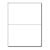 80lb White Half Fold Greeting Cards - 100 Cards - Desktop Publishing Supplies, Inc.™ Brand