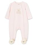 Little Me Baby-Girls Newborn Sweet Bear Footie, Light Pink, 9 Months