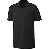 adidas Men's Performance Primegreen Polo Shirt, Black, Large