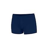 Chassé Girls Boy-Cut Cheerleading Briefs, Soft Mid-Rise Athletic Shorts (YM, Navy)