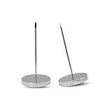 2 Pcs Desk Receipt Holder - Bill Fork Ticket Spike, Restaurant Check Spindle, Memo Holder