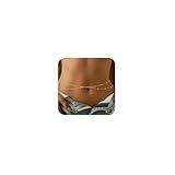 CHESKY Silver Waist Chain, Streling Silver Layered Body Chain Jewelry for Women Adjustable Waterproof Sexy Beach Bikini Satellite Chain Summer Non Tarnish Belly Chain Jewelry for Women Gift