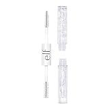 e.l.f. Clear Brow & Lash Mascara, Dual-Sided Brushable Clear Gel For Groomed Brows & Eyelashes, Long-Wear Conditioning Formula, Vegan & Cruelty-Free