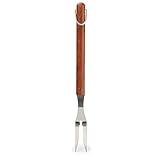 RSVP International Endurance (BQ-FRK) BBQ Grill Fork, 17.25" | Long Handle Keeps Hands Safe from Fire | Made from Stainless Steel & Rosewood