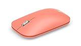 Microsoft Mobile Mouse - Peach. Comfortable Right/Left Hand Use with Metal Scroll Wheel, Wireless, Bluetooth for PC/Laptop/Desktop, works with Mac/Windows 8/10/11 Computers