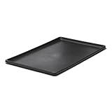 MidWest Homes for Pets Replacement Pan for 42-inch Dog Crates, Fits All Midwest and New World 42-inch Pet Cages, Multiple Uses, Plastic, Black, 9PAN