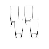 Luigi Bormioli Michelangelo 20 oz Beverage Glasses - Large Capacity, Crystal-Clear Design - Fine Laser-Cut Rims, Ideal for Various Beverages, Dishwasher Safe, Made in Italy (Set of 4)