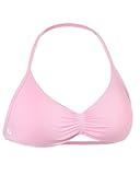 AUROLA Influence Strappy Bra Sports Bras for Women, Backless Padded Impact Strappy Bra for Workout Gym Yoga with Removable Cups,Sweet Pink,S