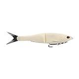 Berkley PowerBait® Nessie Glide Bait, Raw, 5 in, Fishing Bait with Irresistible Flavor, Soft Swimbait Ideal for Bass Fishing, Equipped with Fusion19 Hook