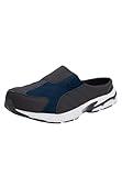 KingSize Men's Wide Width Land-to-Sea Slides - Big - 10 1/2W, Navy Blue