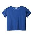 SPORT-TEK Women's PosiCharge Draft Crop T-Shirt LST411, True Royal, Small