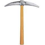 PRETYZOOM Fake Pickaxe Model, Simulation Foam Pickaxe for Stage Performance, Halloween Dwarf Costume Prop