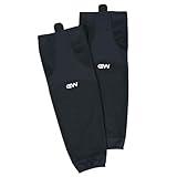 GameWear SK6500 Pro Series Hockey Socks, Textured Polyester, Single-Tone Design (INTERMEDIATE - 27 INCHES), Black