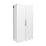 Prepac HangUps Large Storage Cabinet - Immaculate White 36" Cabinet with Storage Shelves and Doors; Ideal for Bin and General Storage Solutions