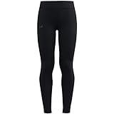 Under Armour Girls Motion Leggings, Black (001)/White, Medium