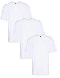 Hanes Big Men's Tagless ComfortSoft Crew Undershirt Tall 3-Pack, White, 2XLT