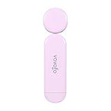 VAVOFO USB Rechargeable Book Light, Blue Light Blocking, Amber Light Clip On Bookmark Shaped Reading Light, Eye Care 6 LEDs Book Light for Bookworms Reading in Bed with 9 Lighting Modes (Pink Purple)