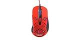XTRFY M4 RGB, Ultra-Light Wired Gaming Mouse, Ergonomic Design for Right-Handers, Cutting-Edge Pixart 3389 Sensor, Adjustable RGB Lighting, Kripparrian Red Edition