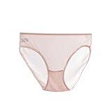 NMM Global Mulberry Silk Bikini Panties for Women, Ultra Breathable Underwear with 360 Stretch Pink, M