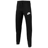 Nike Boy's NSW Club Jogger Fleece Pant, Black/Black/White, Large