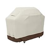 Amazon Basics Gas Grill Barbecue Cover for Outdoor, Waterproof, Anti-UV, Durable Heavy Duty, 60 inch, Medium, Beige